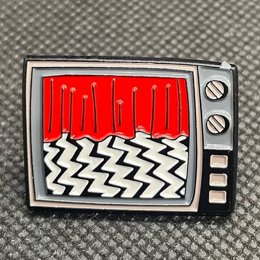 Twin Peaks Red Room Metal TV Enamel Pin